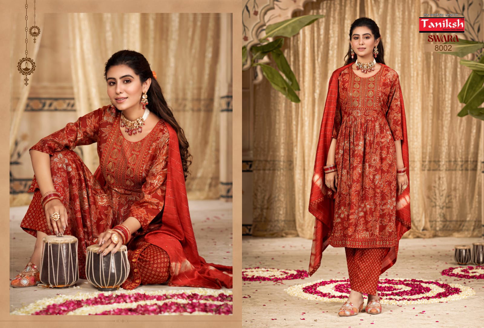 Taniksh Swara Vol 8 Embroidery Readymade Suits Catalog